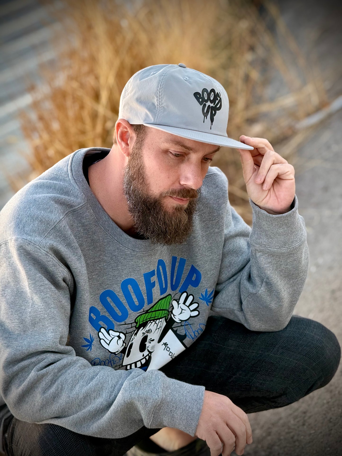 Boof’d Up Surf Cap Gray