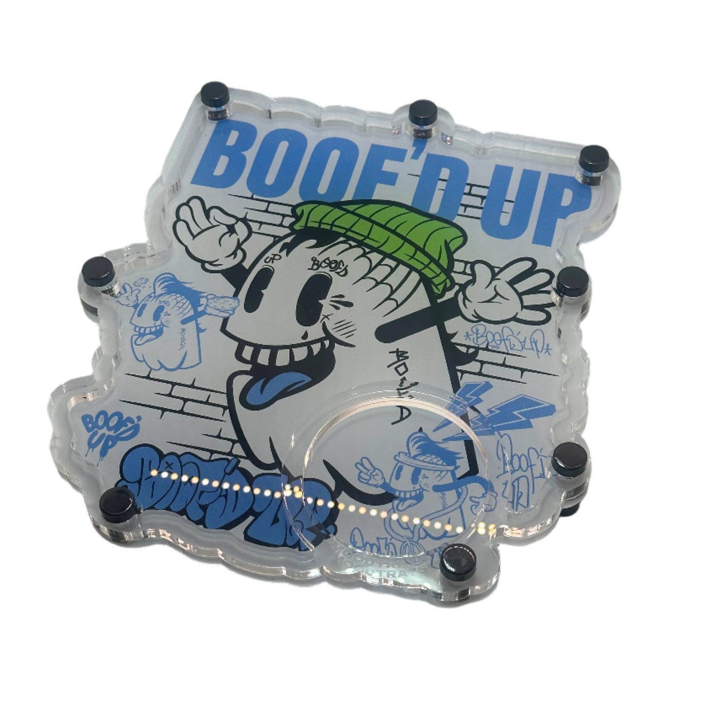 Boof’d Up Plexi Glass Rolling Tray