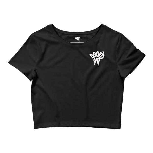 Boof'd Up Women's Black OG Crop Tee